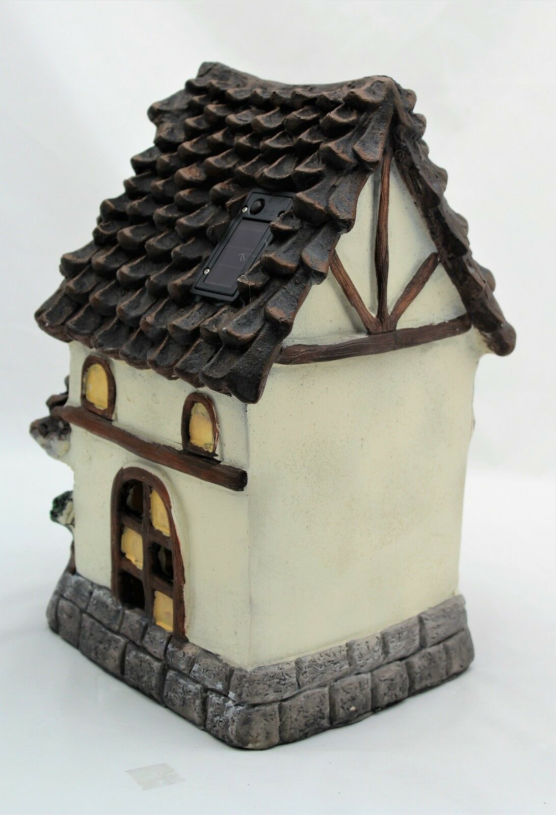 Large Solar Powered Fairy House - Tudor Style - Image 10