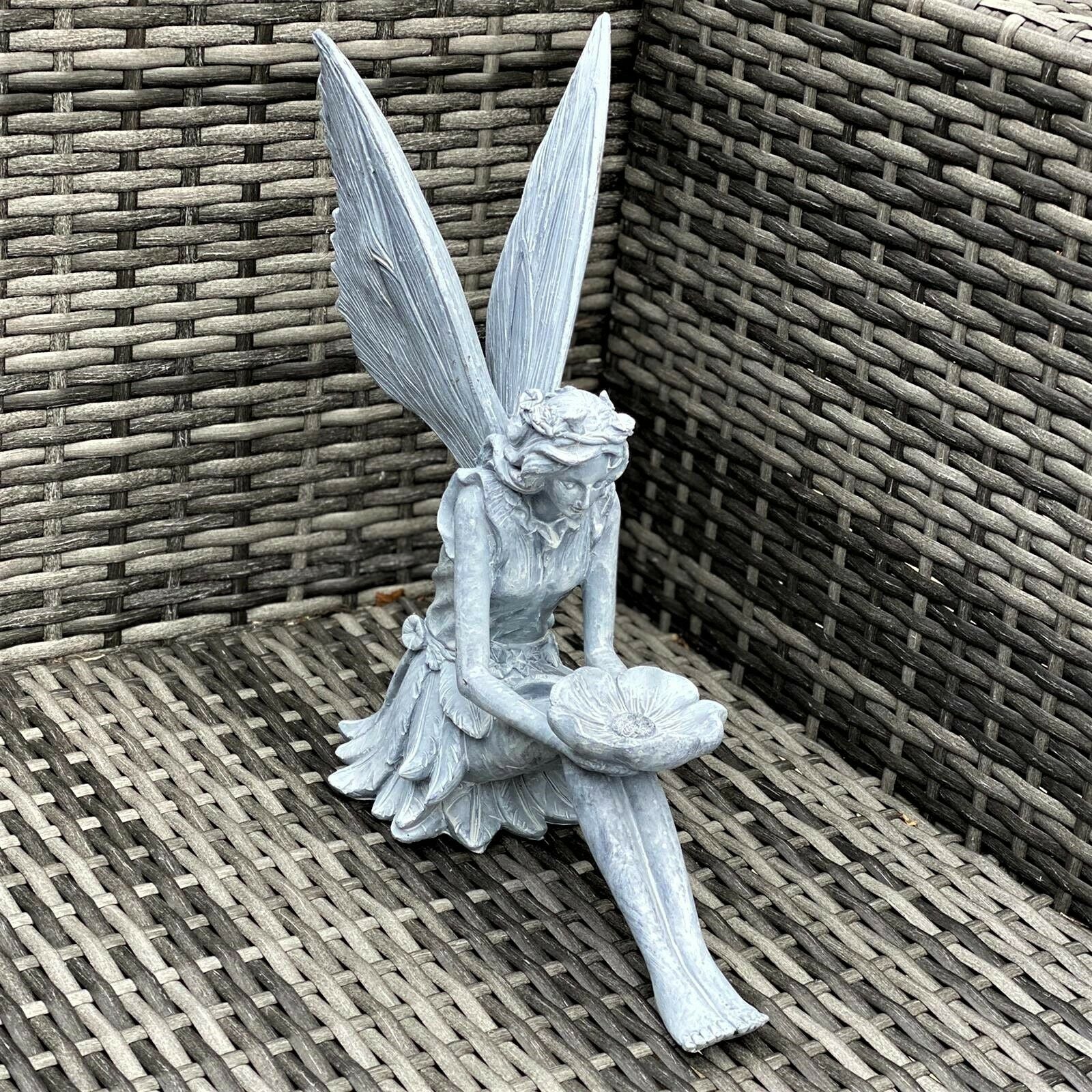 Large Grey Fairy Garden Sculpture 30cm - Image 6