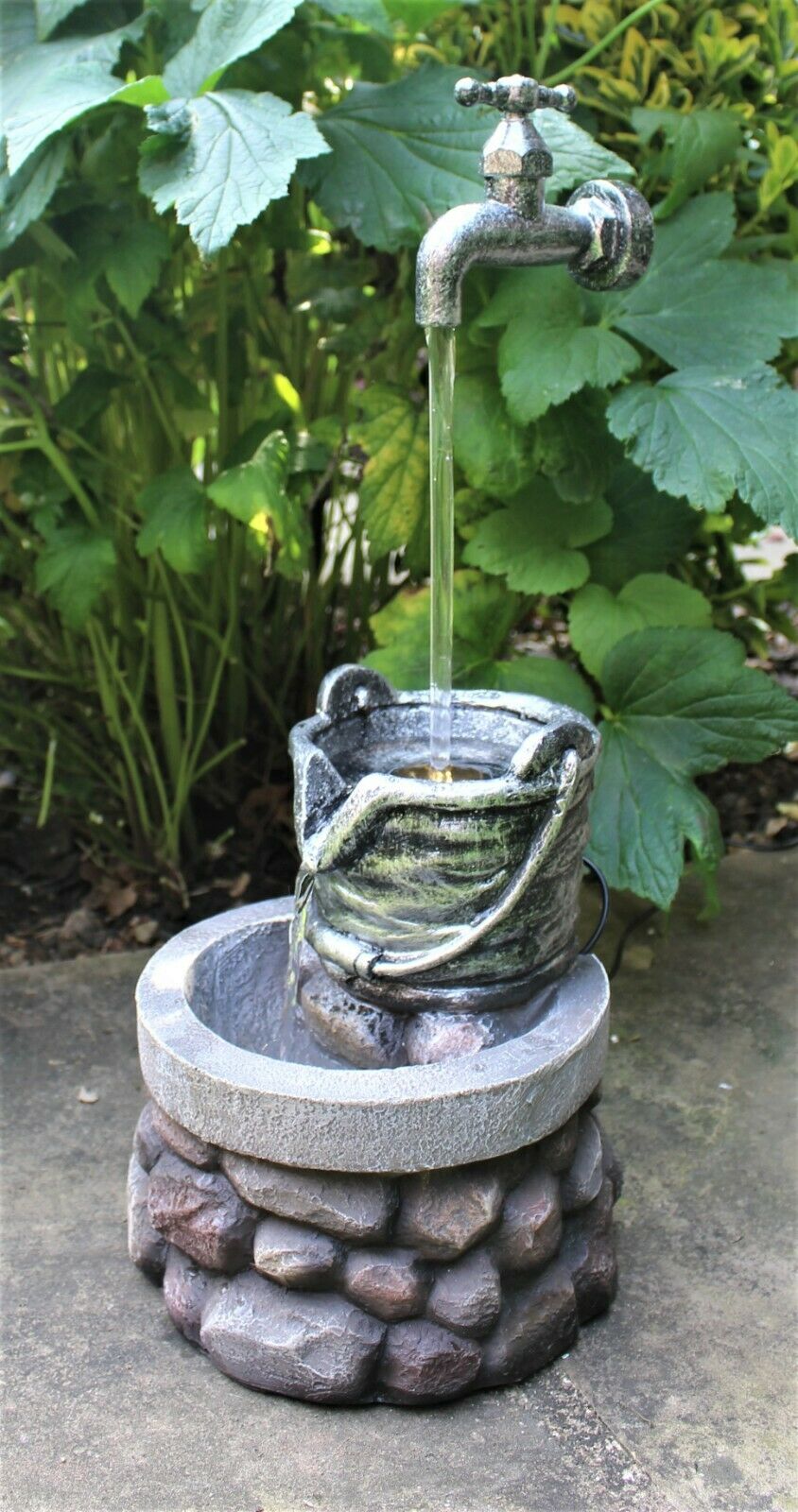 Garden Tap LED Water Feature Fountain - Image 9