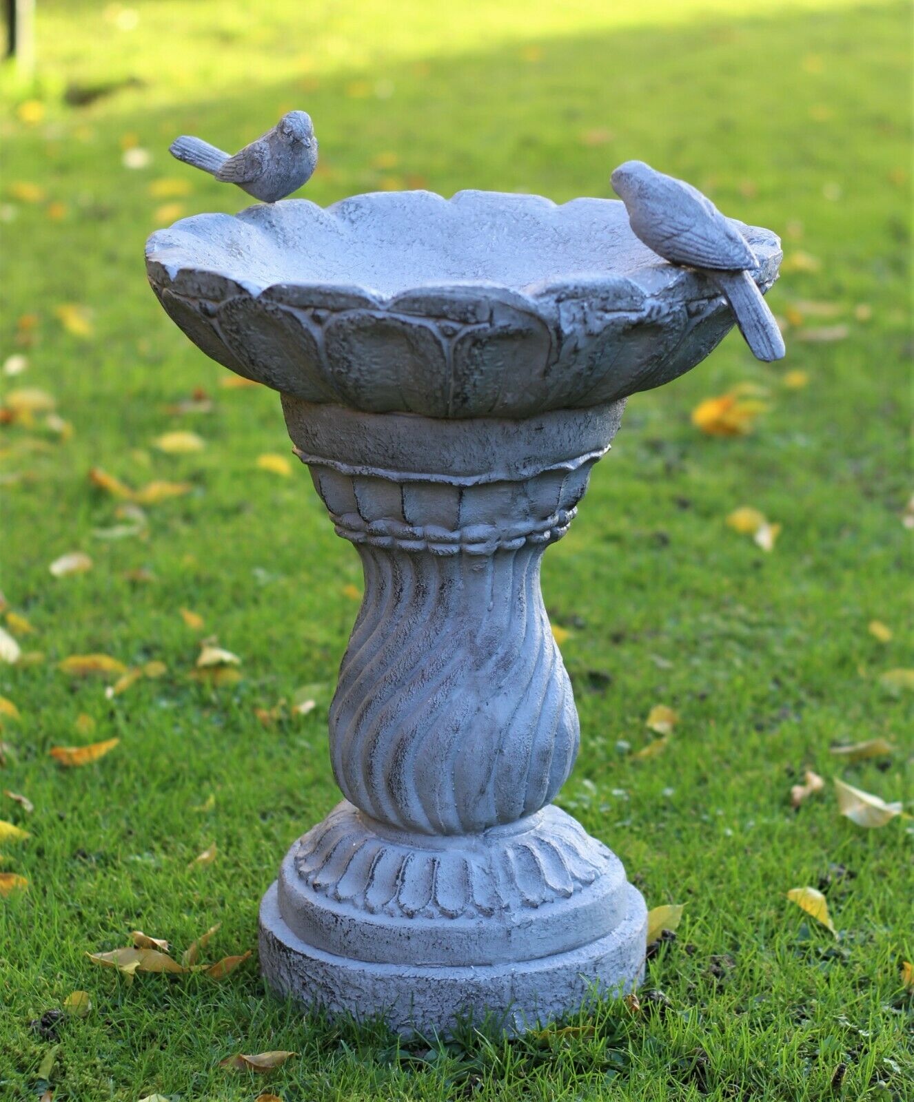 Slate Grey Bird Bath Bowl - Image 8