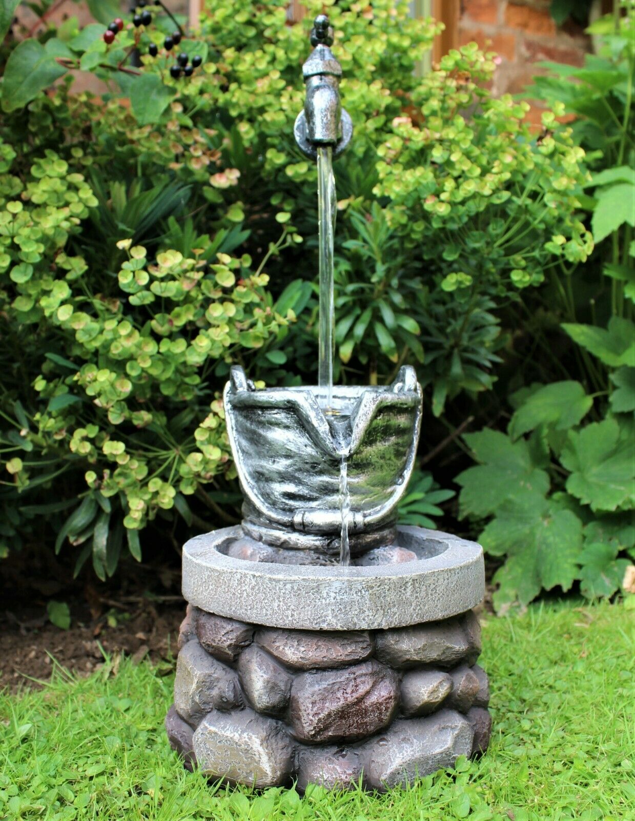 Garden Tap LED Water Feature Fountain - Image 7