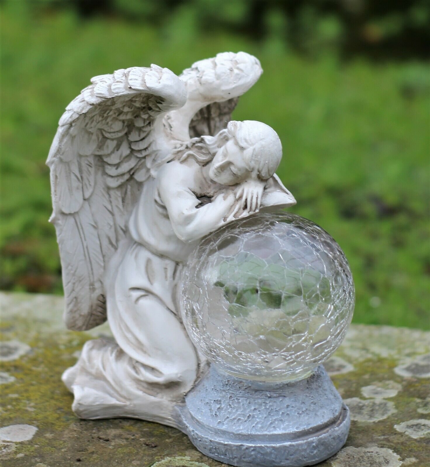 Fairy Garden Solar Ornament Ball - Image 3
