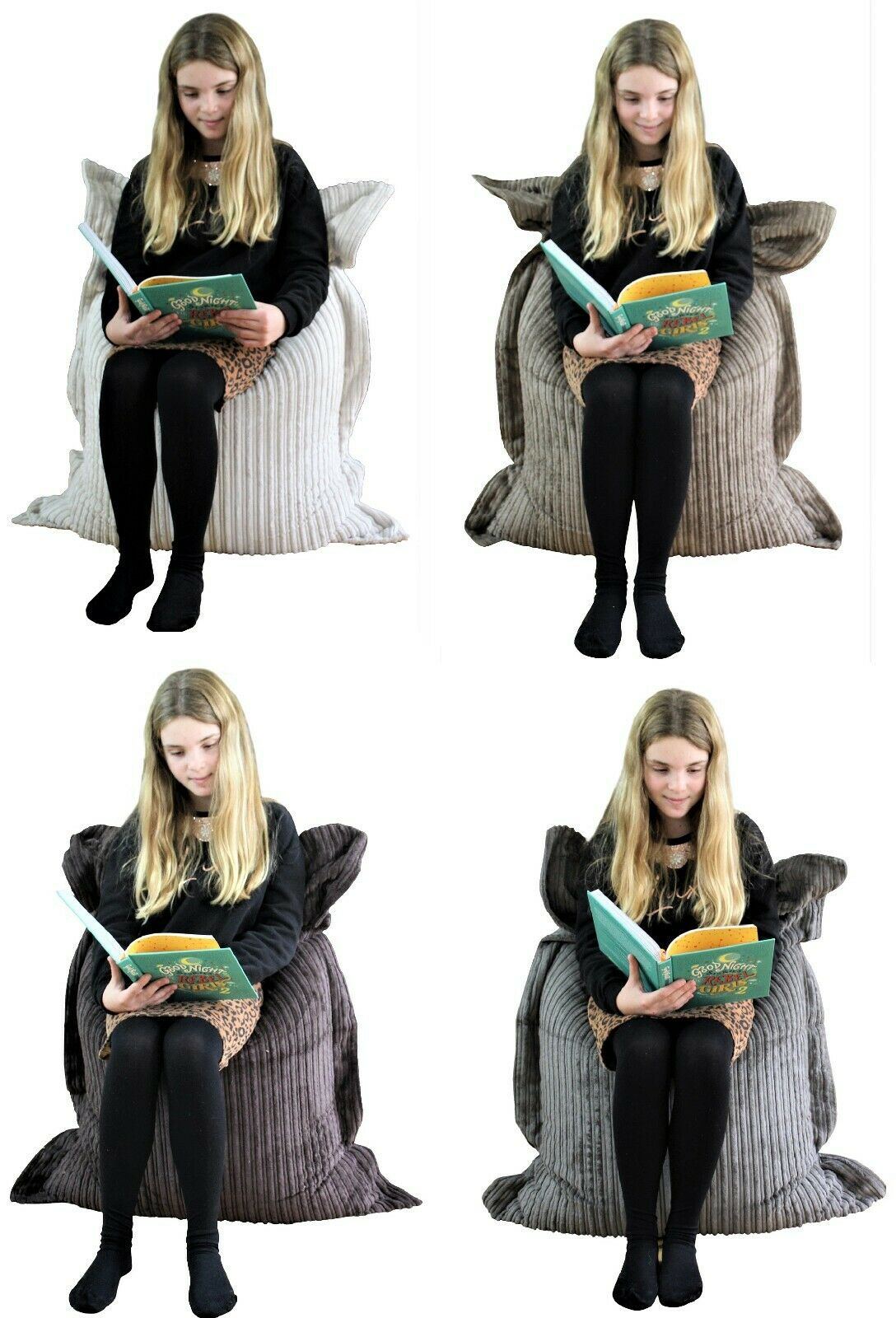 Jumbo Cord Large Kids Beanbag Gaming Chair - Image 3