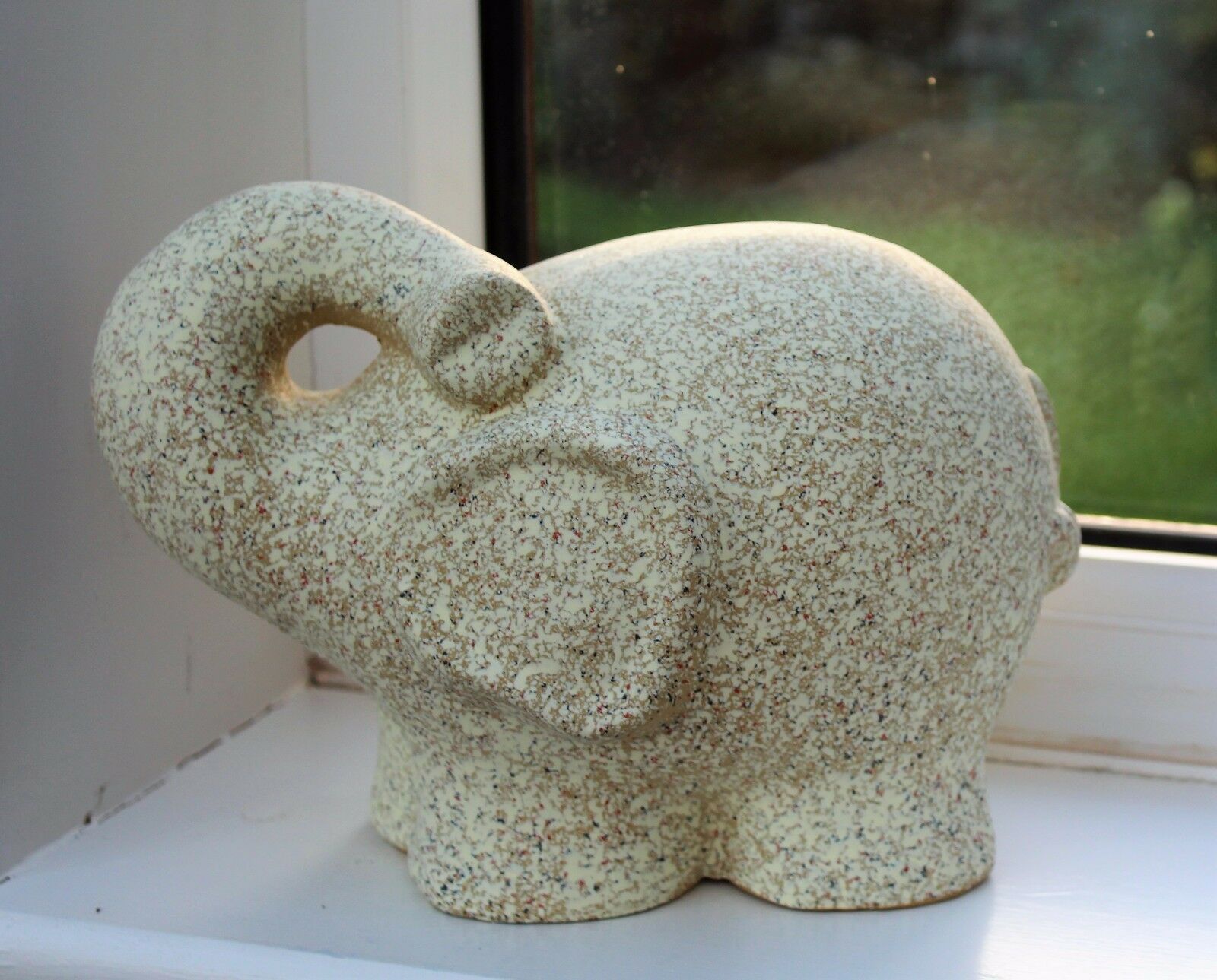 Stone Terracotta Finish Elephant Ornament - Image 6