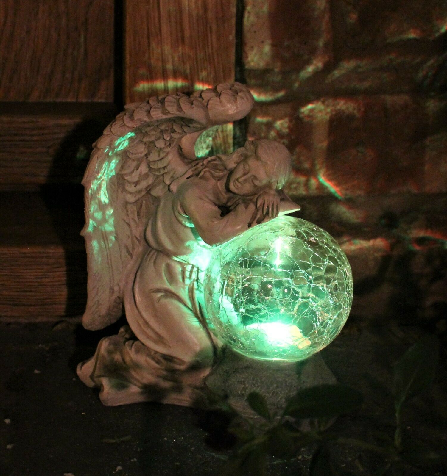 Fairy Garden Solar Ornament Ball - Image 6