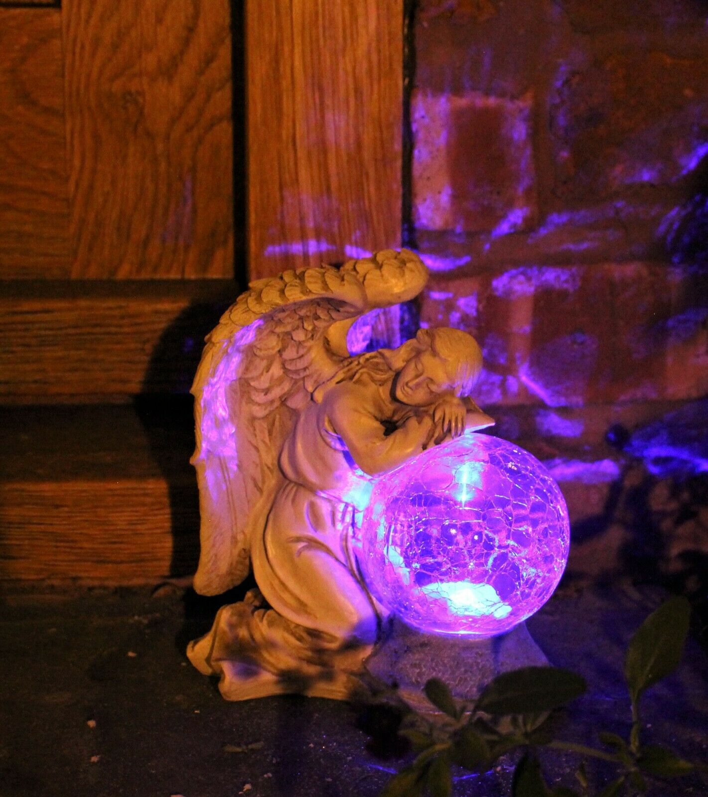 Fairy Garden Solar Ornament Ball - Image 8