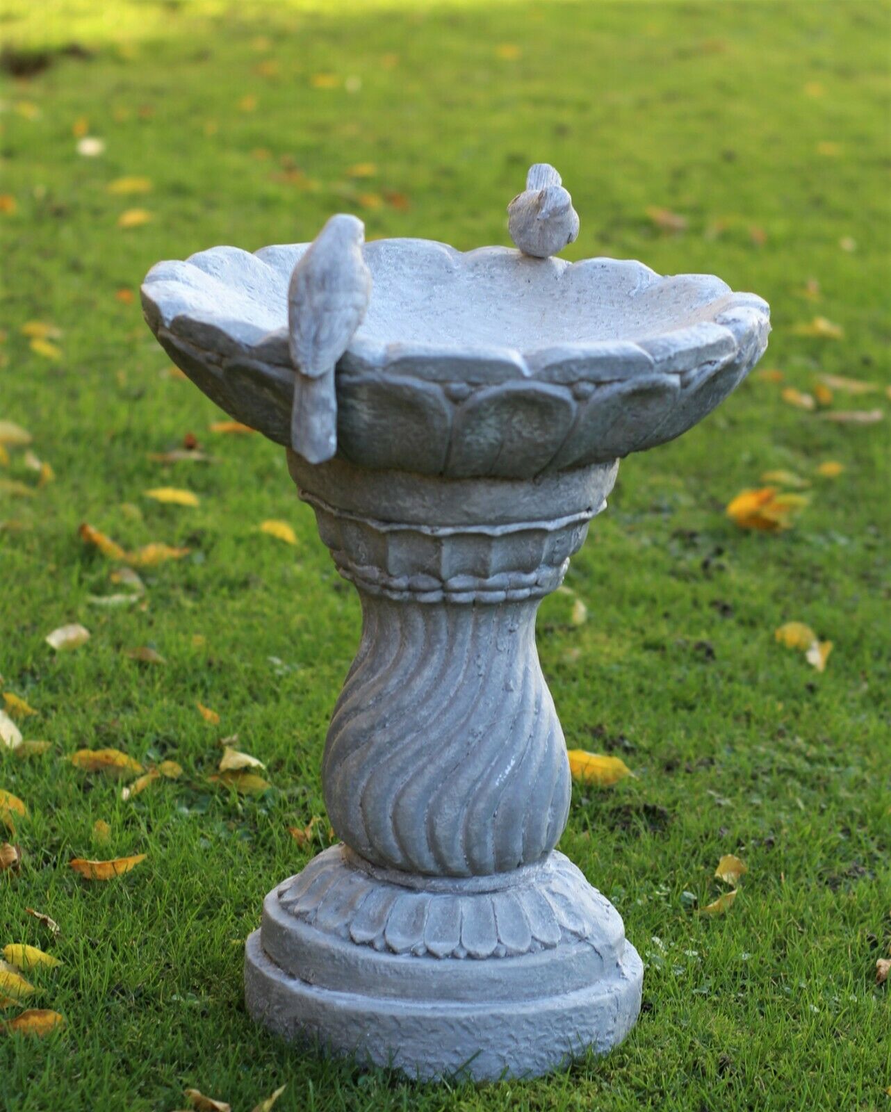 Slate Grey Bird Bath Bowl - Image 6