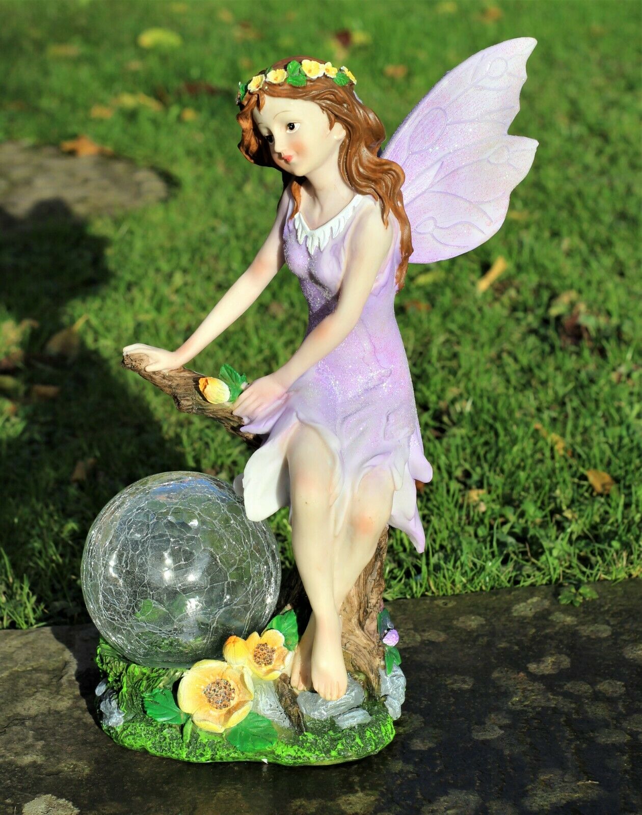 Solar Sitting Fairy Garden Ornament - Image 9