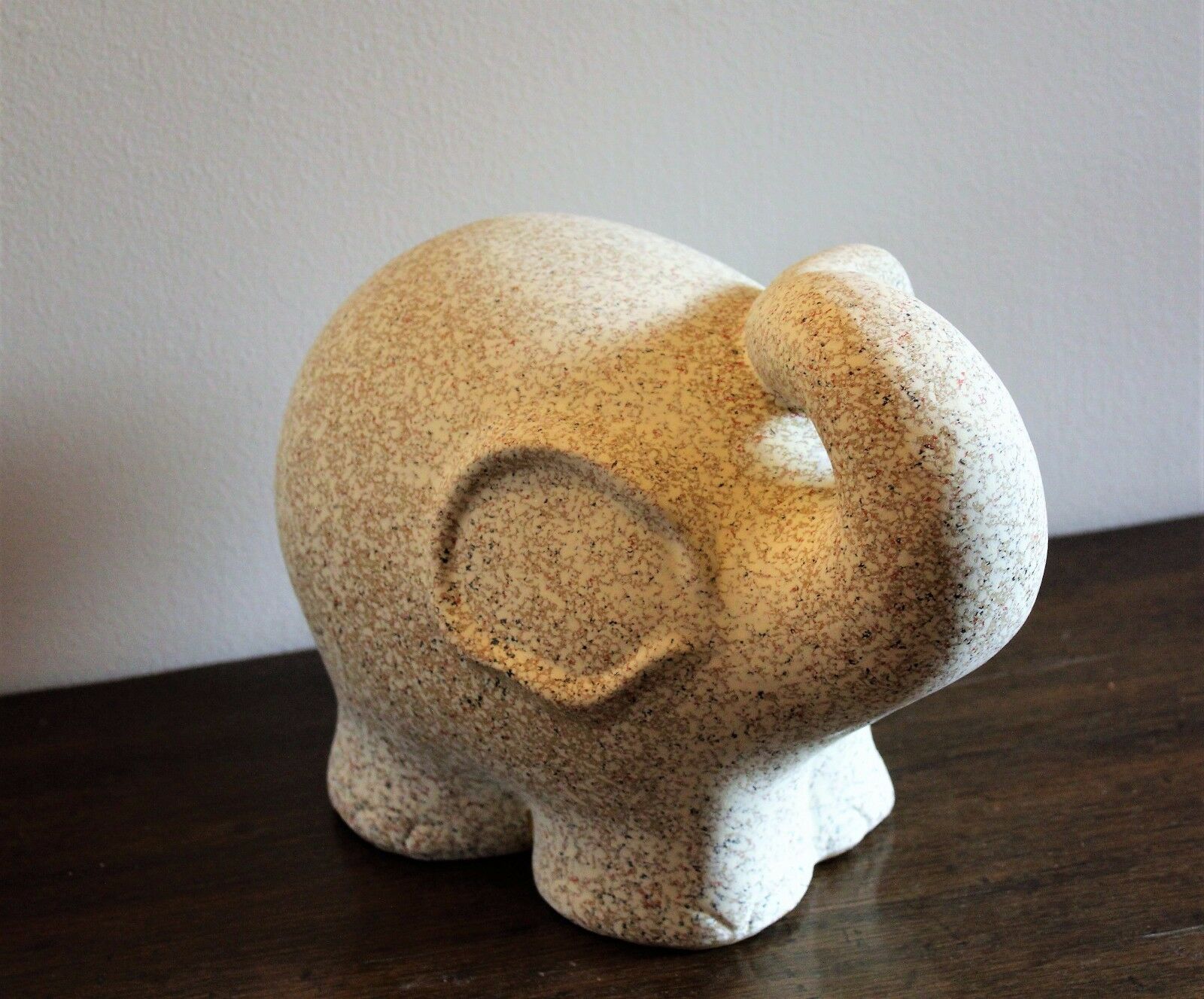 Stone Terracotta Finish Elephant Ornament - Image 2