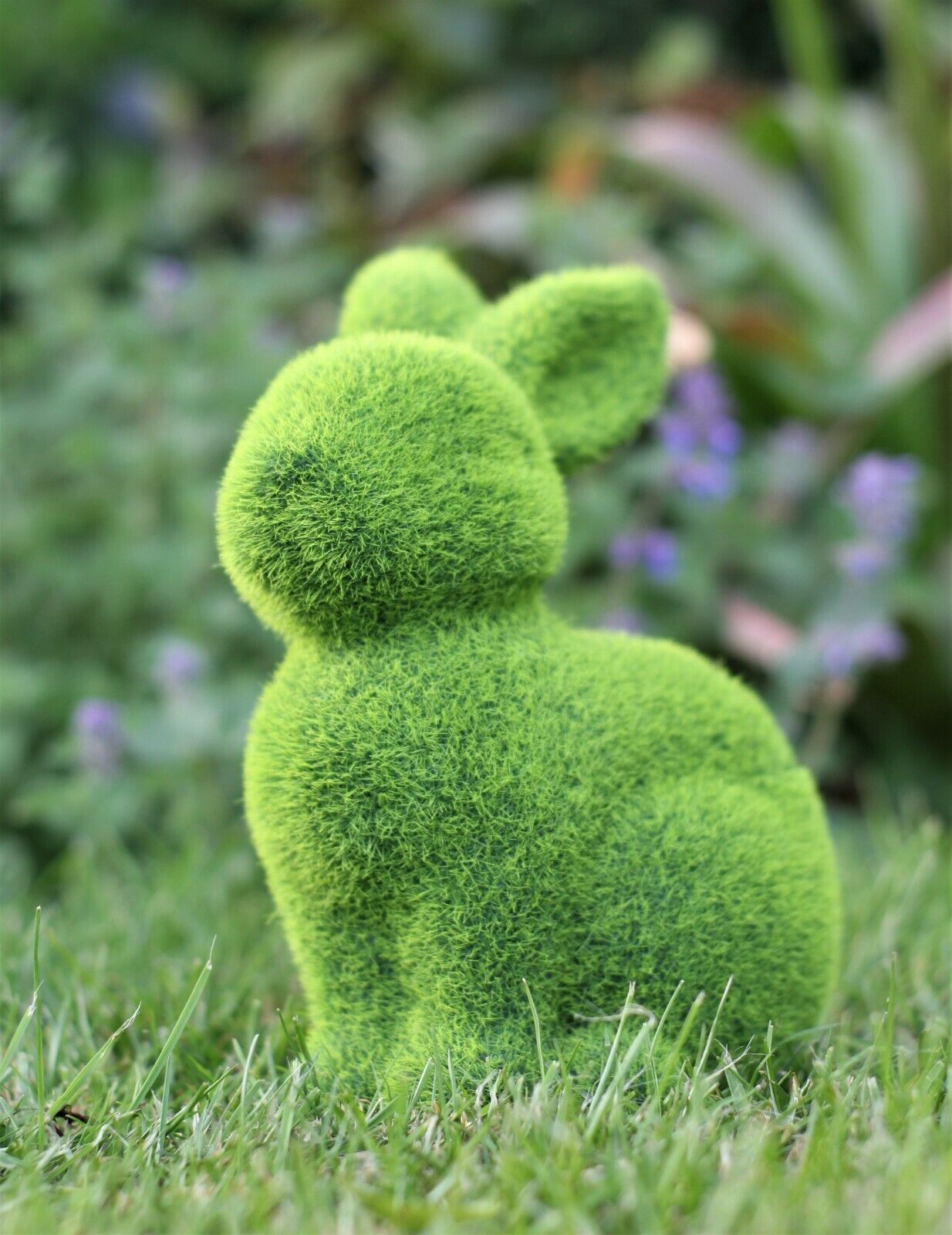 Green Grass Effect Bunny Garden Ornament - Image 2