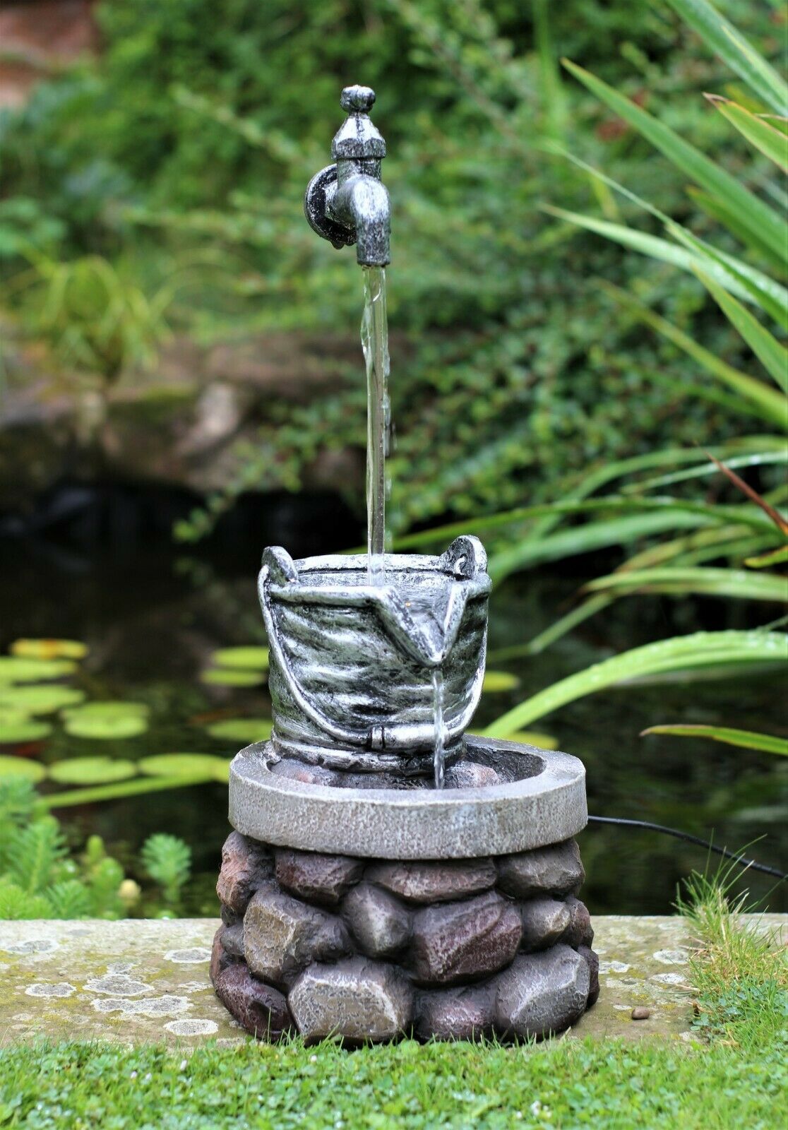 Garden Tap LED Water Feature Fountain - Image 2