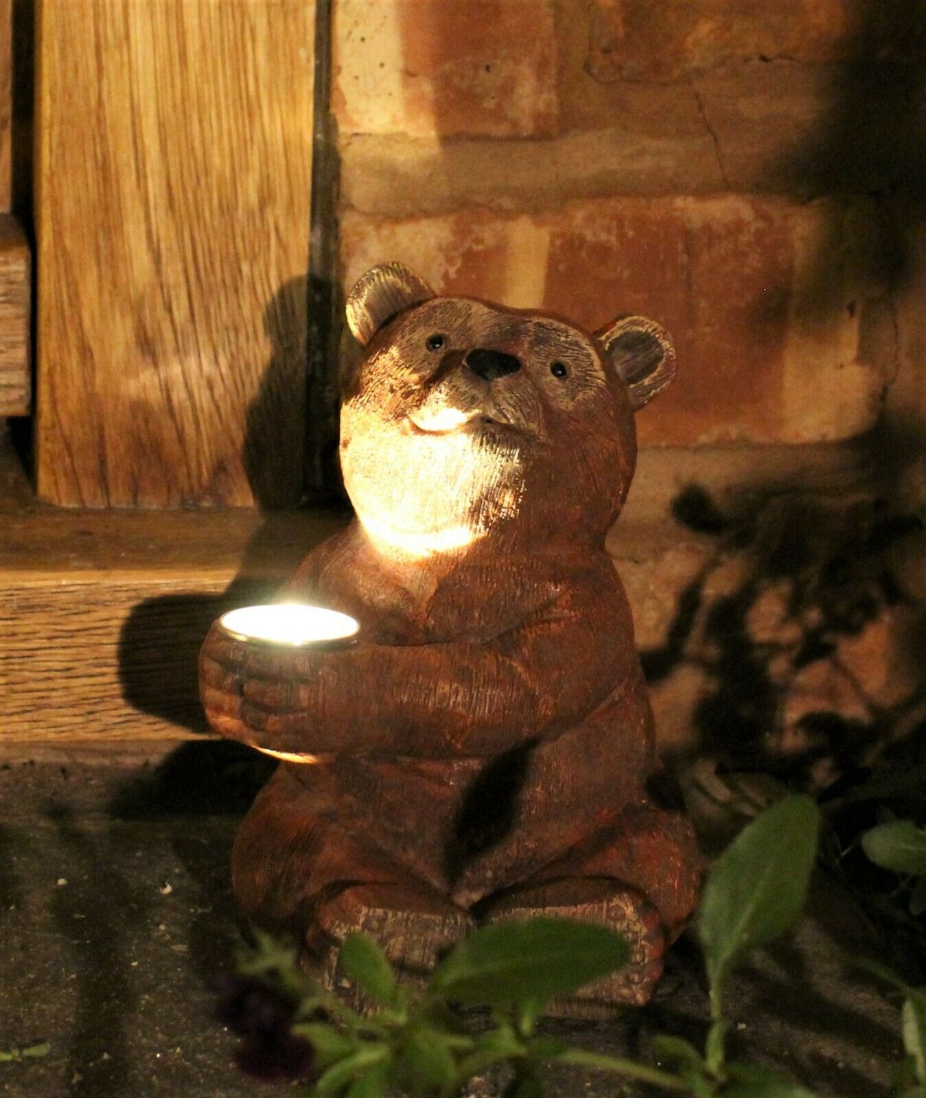 Decorative Bear Garden Solar Ornament - Image 5