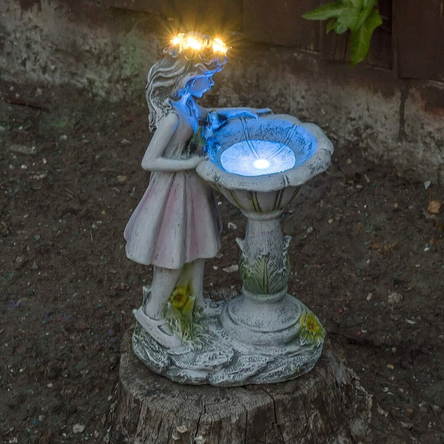 Solar Powered Garden Angel Fairy Figurine - Image 2