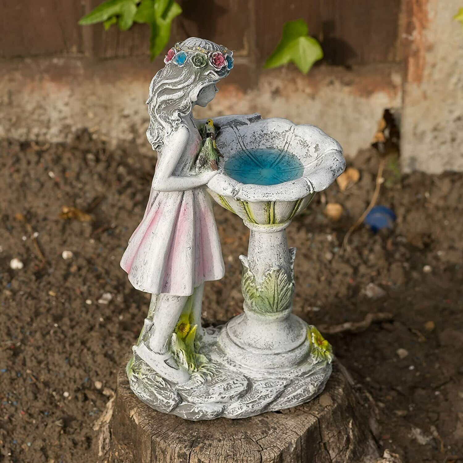 Solar Powered Garden Angel Fairy Figurine - Image 3