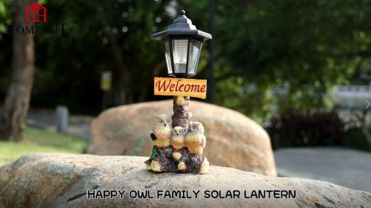 Solar Powered Owl Welcome Ornament - Image 4