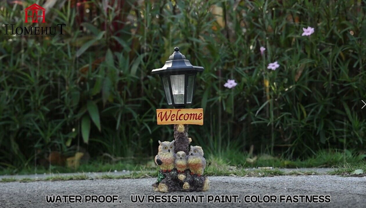 Solar Powered Owl Welcome Ornament - Image 5