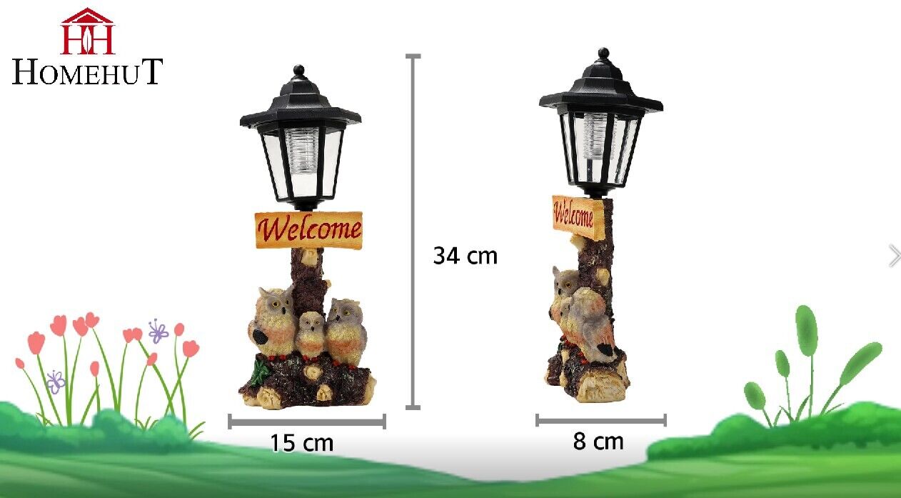 Solar Powered Owl Welcome Ornament - Image 8
