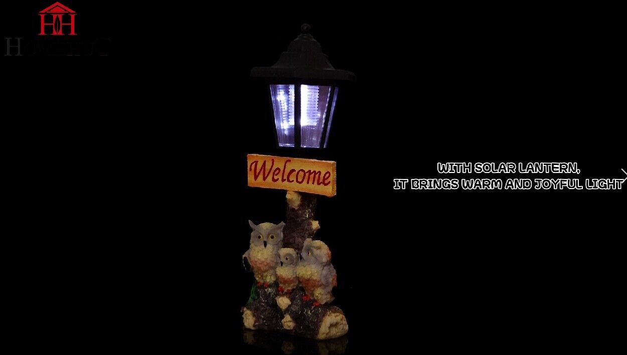 Solar Powered Owl Welcome Ornament - Image 6