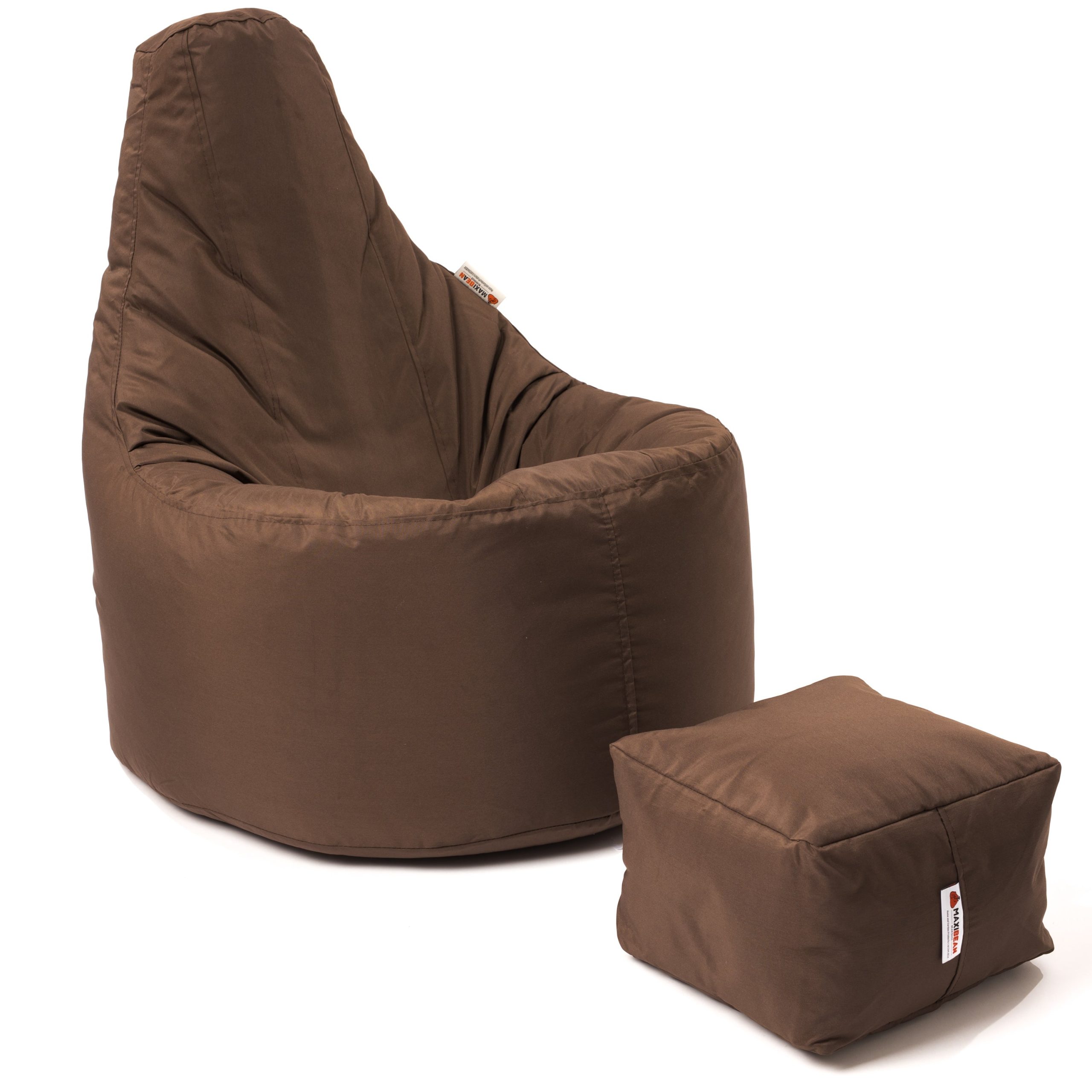 Large Beanbag Chair with Footstool - Image 2