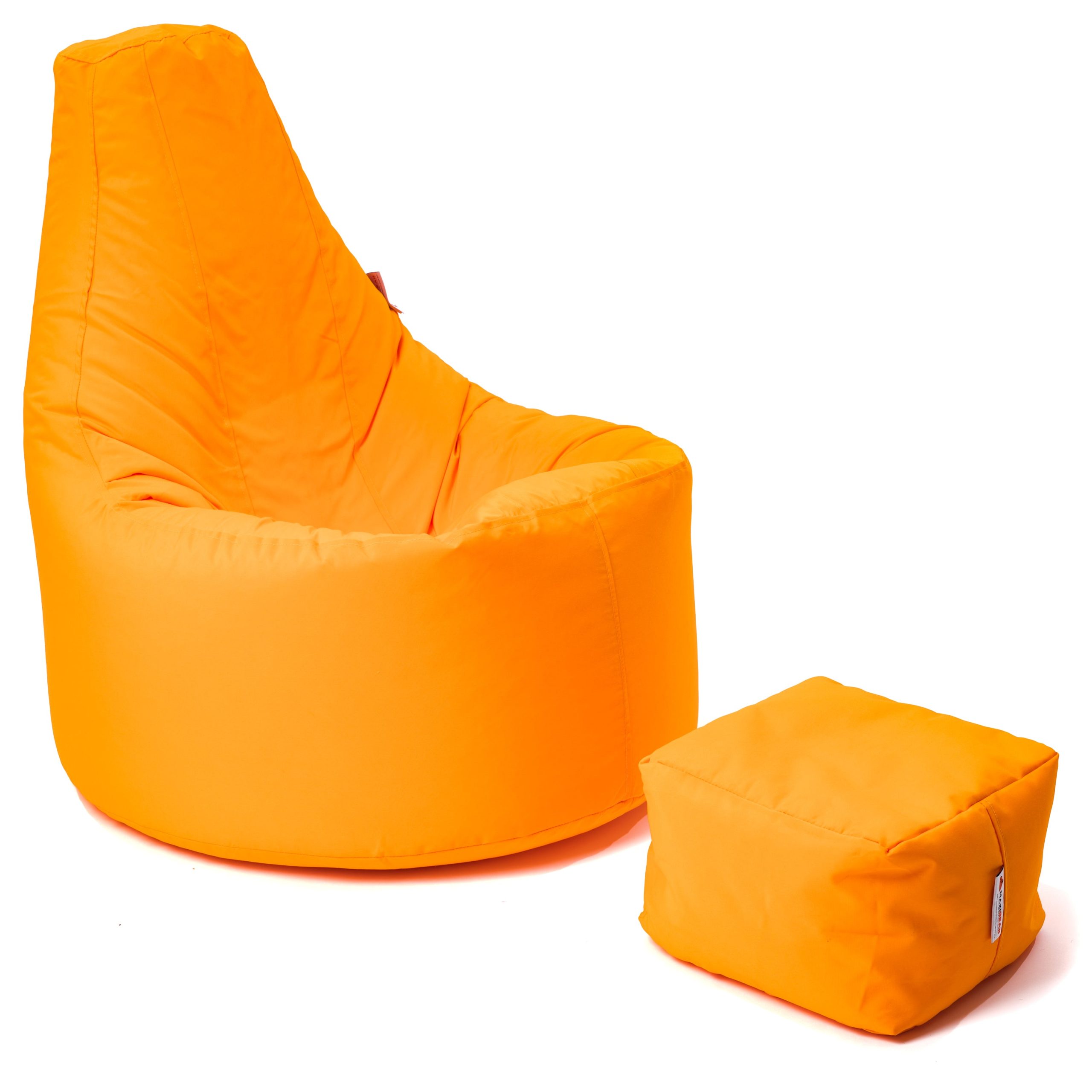 Large Beanbag Chair with Footstool - Image 9