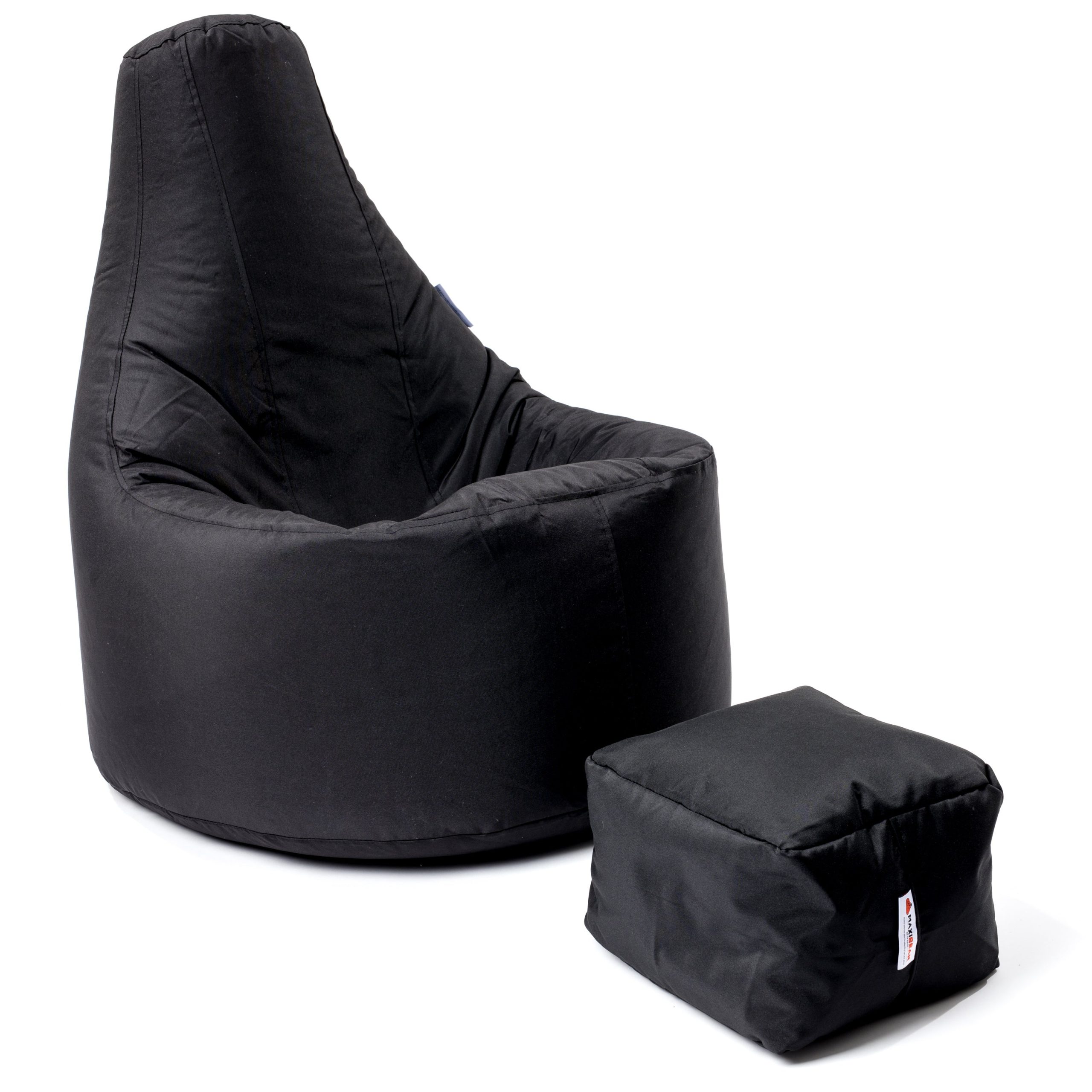 Large Beanbag Chair with Footstool - Image 6
