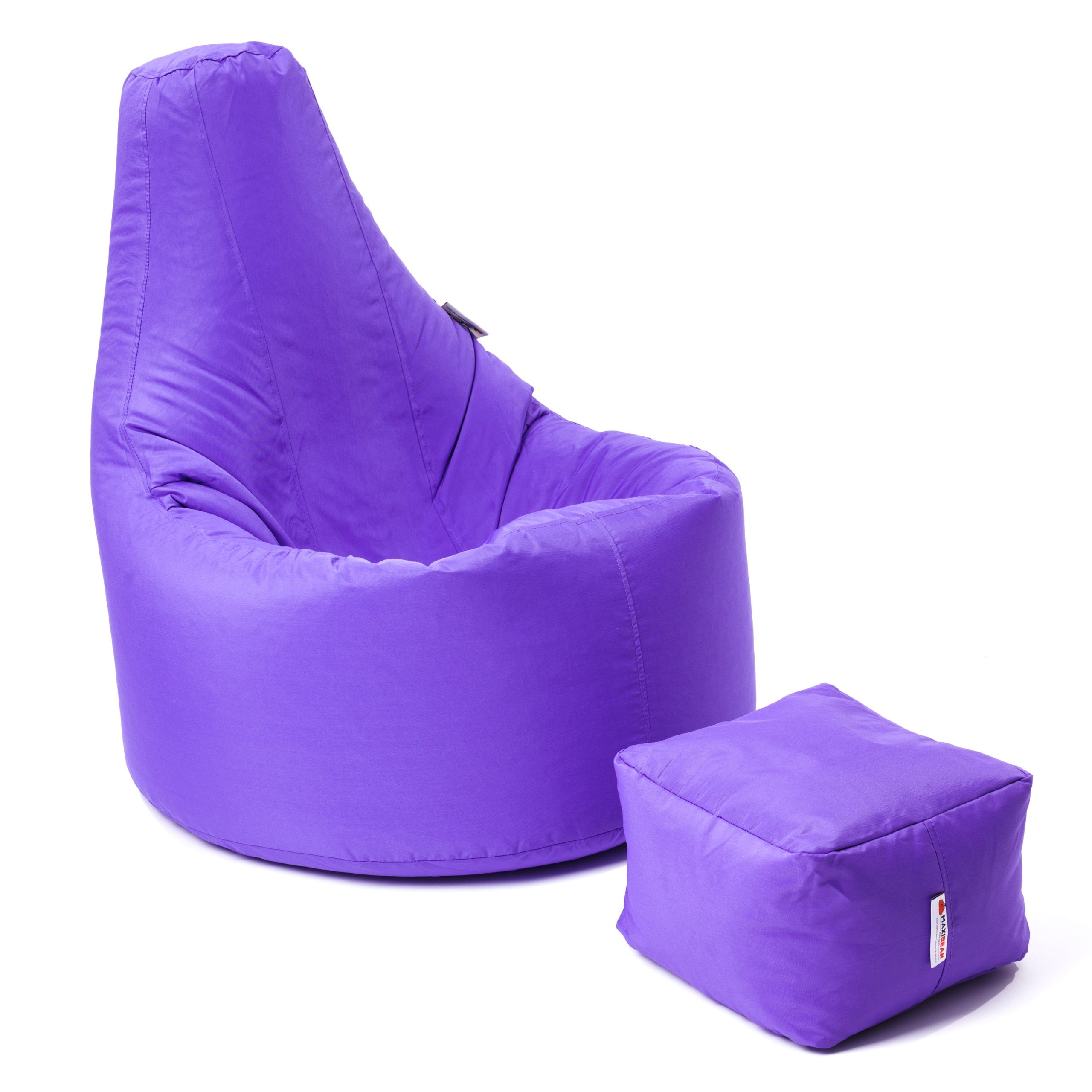 Large Beanbag Chair with Footstool - Image 10